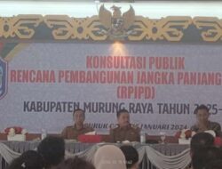 Pemkab Mura Buka RPJPD Kabupaten Murung Raya Tahun 2025-2045