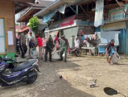 TNI Koramil 1013-09/Kecamatan Permata Intan Gelar Kegiatan Karya Bakti Kemanunggalan