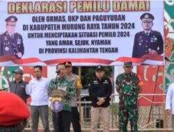 Deklarasi Pemilu Damai 14 Februari 2024, Ciptakan Situasi Aman, Sejuk dan Damai