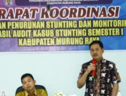 DP3ADaldukKB Murung Raya Gelar Rakor Tim Percepatan Penurunan Stunting dan Monitoring Evaluasi Hasil Audit Kasus Stunting