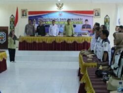 Pj Bupati Mura Hadiri Monev Kinerja Pembangunan di Kecamatan Laung Tuhup