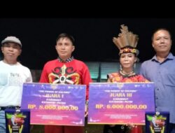 Prestasi Kontingen Murung Raya Raih Juara 1 Lomba Karungut Putra FBIM 2024