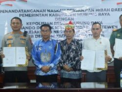 Pemkab Mura Lakukan Penandatanganan dan Serah Terima NPHD Penyelenggaraan Pilkada 2024