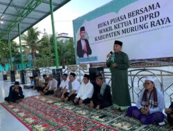 Rahmanto Muhidin Bukber di Masjid Nurul Hidayah Muara Laung