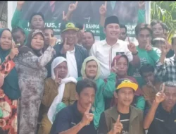 Warga Desa Batu Putih Antusias Sambut Pasangan HEBAT