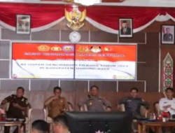Polres Murung Raya Gelar Rakor Lintas Sektoral Persiapkan Pengamana Pilkada 2024