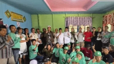 Pasangan HEBAT Kampanye di Kecamatan Permata Intan dan Sumber Barito