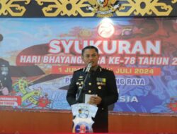 Peringati Hari Bhayangkara Ke-78, Polres Murung Raya Gelar Syukuran
