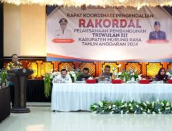 Pemkab Mura Rakordal Pelaksanaan Pembangunan Triwulan III TA 2024