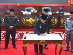 Pj Bupati Mura Hadiri Penandatanganan Nota Kesepakatan KUA-PPAS Tahun Anggaran 2025