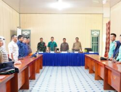 Pj Bupati Mura Bersama Stakeholder Kunjungan Monitoring Persiapan Pilkada di Kecamatan Uut Murung