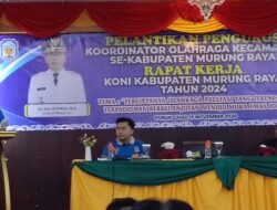 Ketua Koni Mura Kukuhkan Pengurus Olah Raga Tingkat Kecamatan