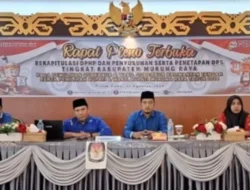 KPU Mura Gelar Rapat Pleno Terbuka Tetapkan Jumlah DPS Untuk Pilkada 2024