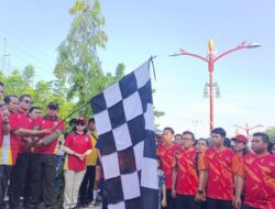 Ikut Meriahkan HUT Mura ke-22, Ribuan Masyarakat Antusias Ikuti Jalan Sehat