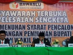 Bawaslu Murung Raya Gelar Sidang Musyawarah Terbuka