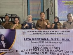 Lita Norfiana Reses Serap Aspirasi di Kecamatan Murung