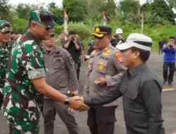 Ketua DPRD Mura Sambut Kunjungan Wakasad Dengan Upacara Adat Dayak
