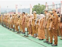 Plt. Sekda Murung Raya Ingatkan Pejabat Baru Soal Pendataan Aset Saat Apel Gabungan