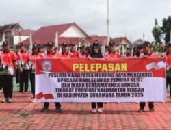 Pemkab Mura Resmi Lepas Delegasi Upacara Sumpah Pemuda ke-97 Provinsi di Sukamara