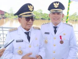 Bupati Heriyus, Kreativitas Pengibaran Bendera Raksasa Pererat Kebersamaan Murung Raya