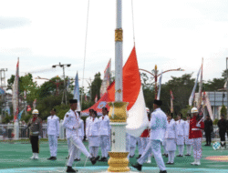 Dandim 1013/MTW Pimpin Upacara Penurunan Bendera, Pemkab Murung Raya Pastikan Khidmat HUT Ke-80 RI