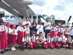 Tiba dari Jakarta, Bupati Mura Sosialisasikan Program Unggulan Pendidikan di Bandara Dirung