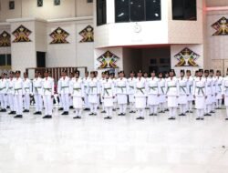 Bupati Heriyus Kukuhkan Paskibraka 2026, Pemkab Mura Dorong Pembentukan Karakter Generasi Muda