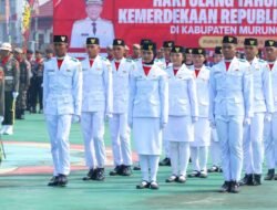 Bupati Heriyus Puji Performa Paskibraka Mura, Pemkab Mura Dorong Generasi Muda Isi Kemerdekaan