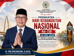 Ketua Komisi I DPRD Mura H. Rejekinoor, Kesamaan Visi Kunci Utama Wujudkan Mura HEBAT
